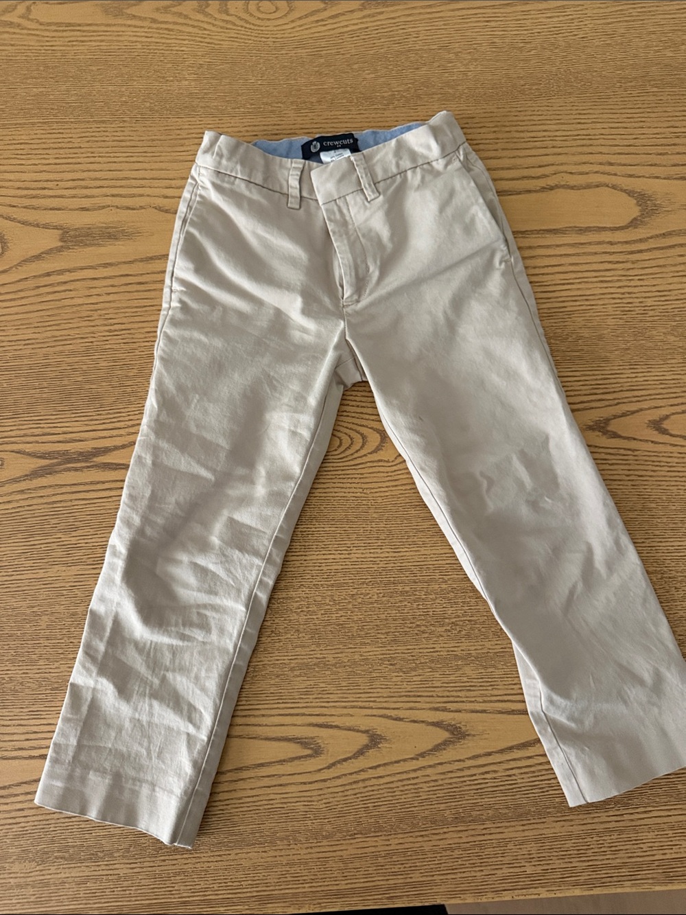 Crewcuts Boys Light Khaki Chino Pants Thompson - 4